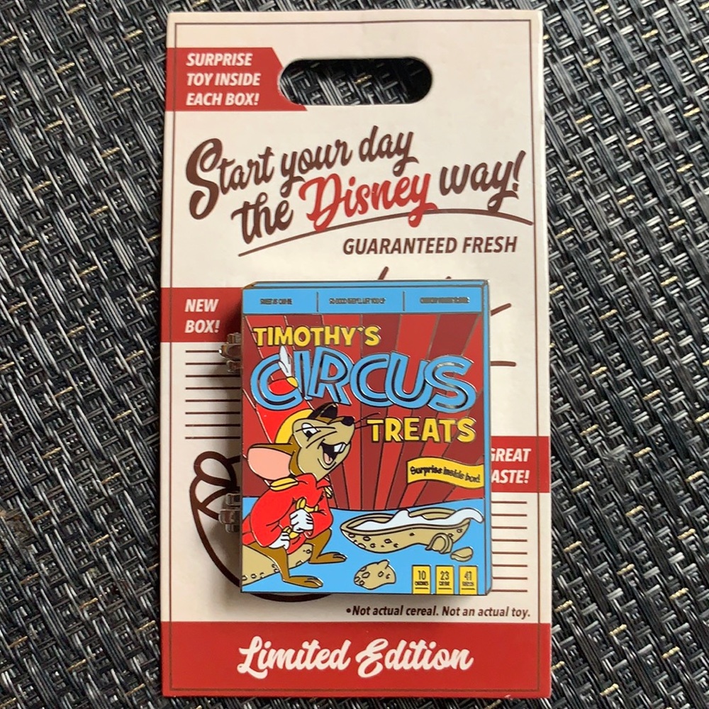 Disney Dumbo’s Timothy Mouse Circus Treats Pin LE